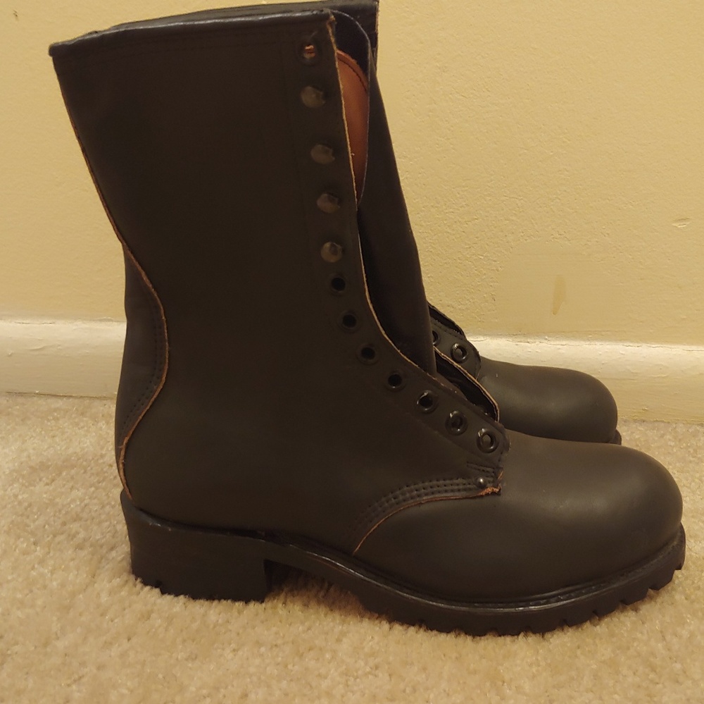 Carolina Military Steel Toe Combat Boots Size 9.5